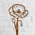 Poppy - Rustic Rusted Garden Wildlife Sculpture